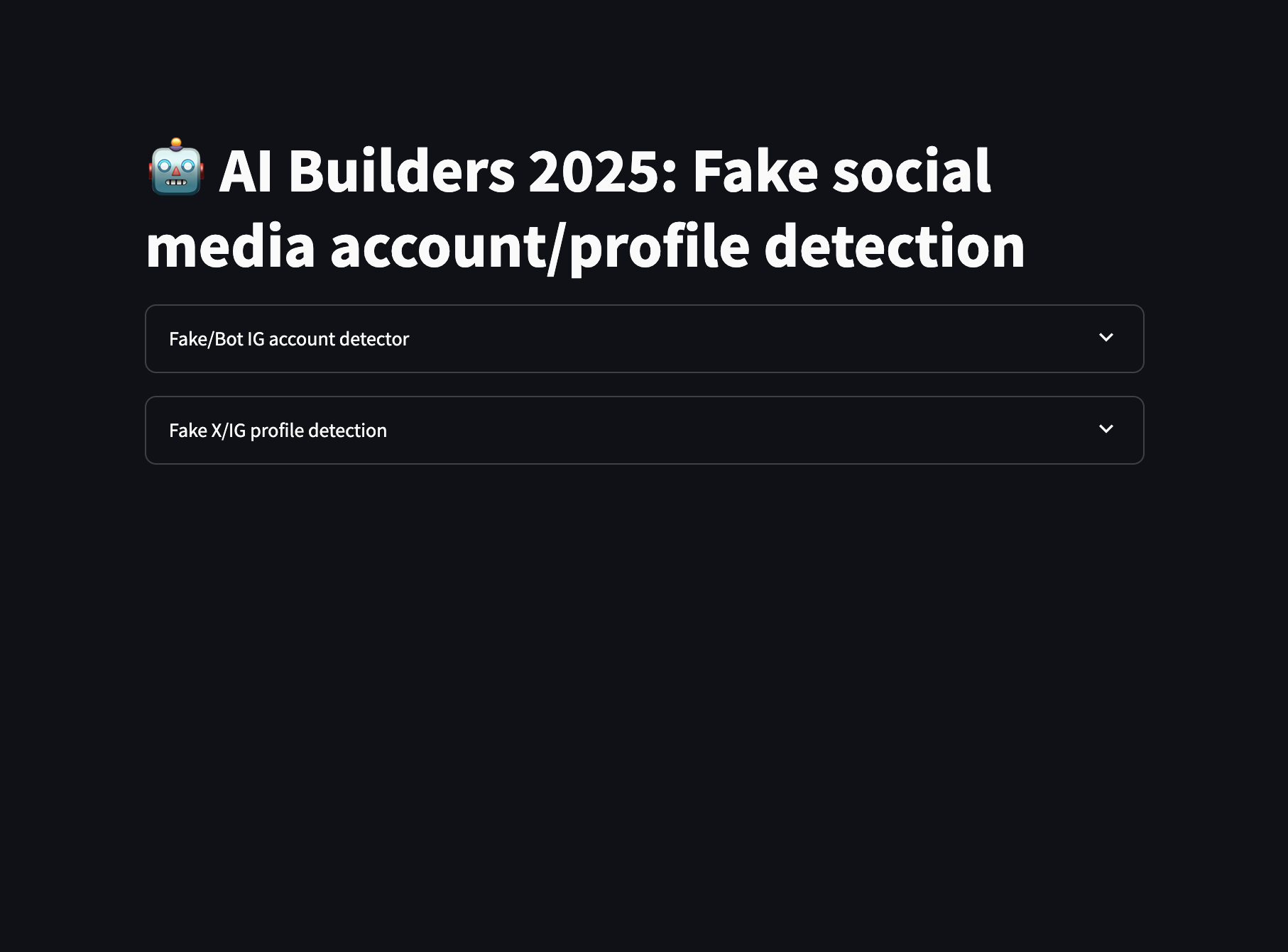 Aib25 Fake Profile Account Detection
